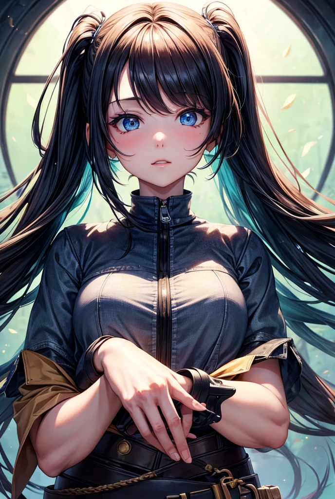 black hair, icon, anime style, masterpiece, extremely detailed, symmetrical, UHD, ultra high resolution, simple background, white background, realistic, 8k