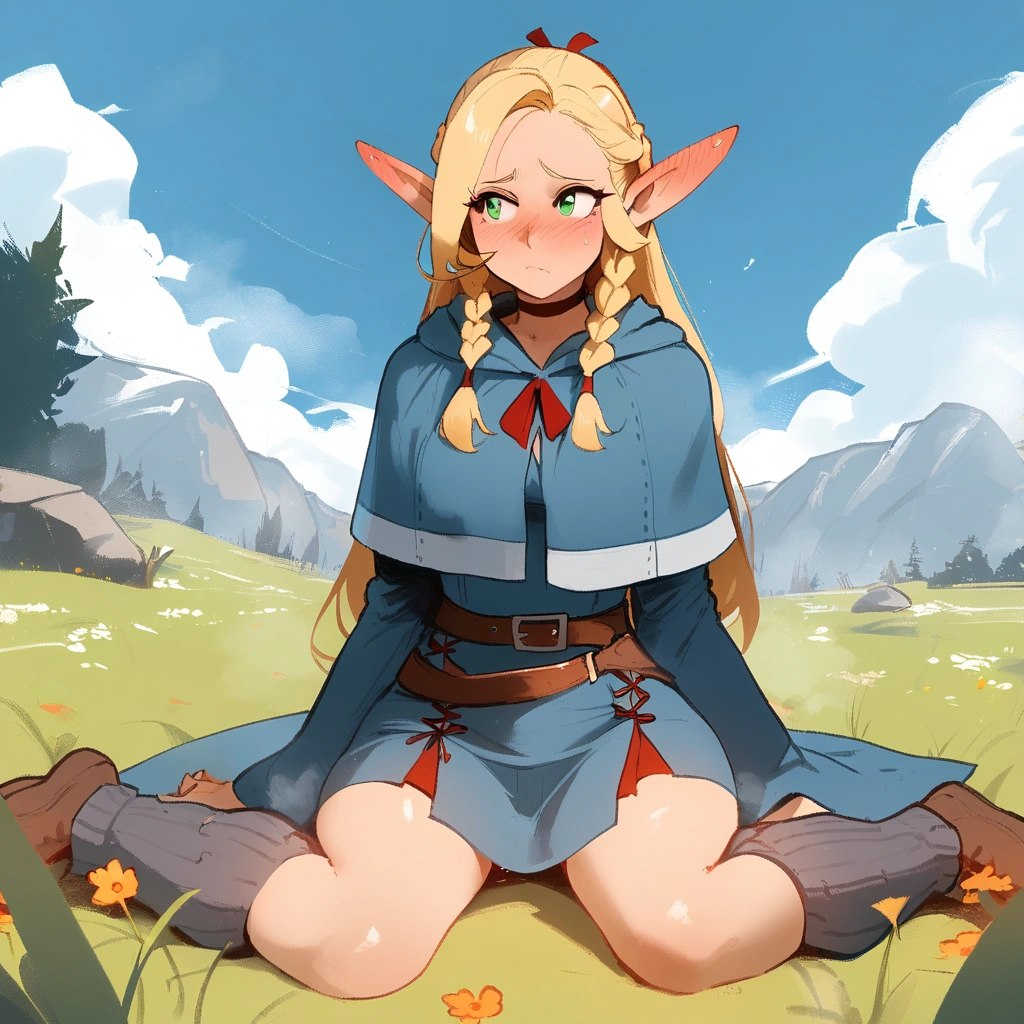 ,score_9, score_8_up, score_7_up, source_anime, 1boy, genderbend, femboy, big penis, huge penis, sitting, spreading legs, astrid hofferson, short messy hair, smug, shy, blush