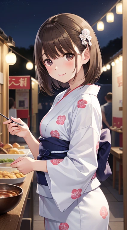 <lora:add_detail:0.5>, absurdres, high resolution, (high quality, masterpiece:1.2), portrait, (lens flare, glitters:1.2), intricate details, realism, (cowboy shot, dynamic pose:1.2)
BREAK
(kawaii cute bewitching 1girl with tray, pastel color japanese yukata, detailed flower print:1.35), (detailed shining light pink eyes:1.2), (delicate hair, detailed shining light brown hair blowing in wind:1.3), shining earrings, (large breasts), light smile
BREAK
indoor european night pub, dimmed lighting, wooden bar counter with shiny top plate, plush leather seating, gorgeous sofa, vintage decor, mellow jazz, chilled beverages, friendly conversations, relaxed ambiance, (fog), (lively atmosphere, lively crowd:1.3)