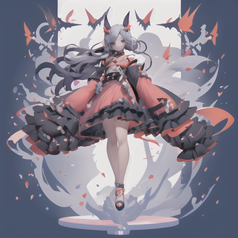 anime - style image of a woman in a long dress with long hair, demon anime girl, shalltear bloodfallen, shalltear from overlord, zerochan art, by Yang J, gothic maiden anime girl, anime monster girl, trending on artstation pixiv, dark witch character, gapmoe yandere grimdark, digital art on pixiv