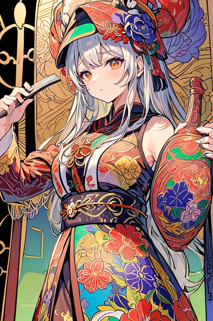 In ancient China, the Mountain and Sea Classics thought that the female monster, mature, wind attributes, beautiful Chinese style ink series --auto --s2