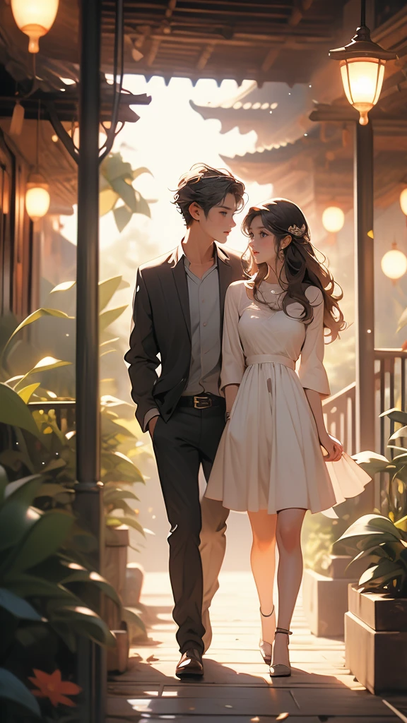 They both walked side by side, enjoying the charming atmosphere of Bandung. Denny felt closer to Sella. He felt there was something special between them, a bond.