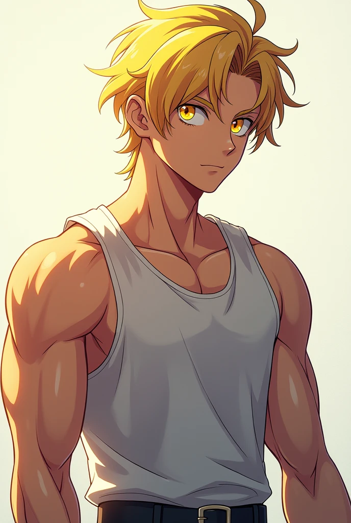 (One boy:1.4), (very short hair), Crew Cut, (alone:1.4), SFW, (bulge:0.4), Male characters, ((masterpiece)),
Multicolored background, Hair between the eyes, Eye highlights, (Blonde:1.4)
(Red Tank Top :1.1), (White Bikini Pants:1.2) , Colorful eyes, Male characters, Male Focus,
Multiple details, null, Ocean, Beach , outside, short hair, good looking, Beautiful Eyes (Vocaloid), Delicate features, Eye highlights, (Narrow jaw:1.5), Triangular chin, (Introvert:1.6)
, young(10 years old), juvenile, short hair, Male face, Detailed beautiful little boy, Adorable boy, Sparkling eyes,
Wicked Smile, Cheerful eyes