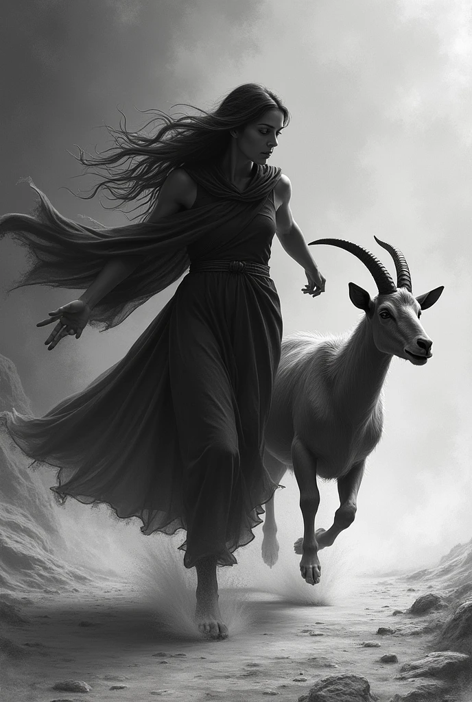 (shepherd holding a stick, wandering, sheep, sheep, sheep,sheep,sheep,sheep,sheep, many sheep and dogs and birds, blood, dirty clothes, a mature sad female, back of female, ethereal, large breasts, vivid color, bare shoulders, arms down, armpits, thighs, [light smile], expressionless, masterpiece, 8k resolution, fantasy art, ((high jumper's body proportions)), ((obesity: 0.0)), ((((no panties)))), ((no panties))), ((( No pants))),(((No socks)))),(No skirt)))),((No shoes)))),((Dynamic posture)))), (Full body))), , (Greek feet), (Carefully groomed nails),((Delicate and small toes, perfect toes))), (Camel toes),((Correct anatomy)),((Correct dissection))),( Clothing: high slit design, white flowers cut at the waist, perfectly blending with the figure))), (((the world of clouds and mist))), (the clothes are painted with dirty and blood )))),