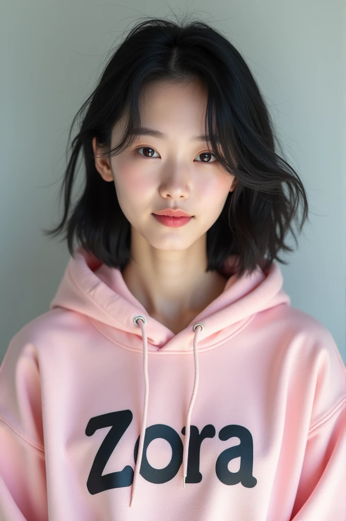 Winters、rhyme、a white world、one girls、parfect anatomy、Correct human body、Layered Haircut、short wavy hair、Woman with cute face、Perfect good looks、Natural color poncho style hoodie、Silence、white walls、rhyme、a white world、Simplified background、natural soft light、raw、Photorealsitic、top-quality、Real Stick、hiquality、high-level image quality、Random Poses
