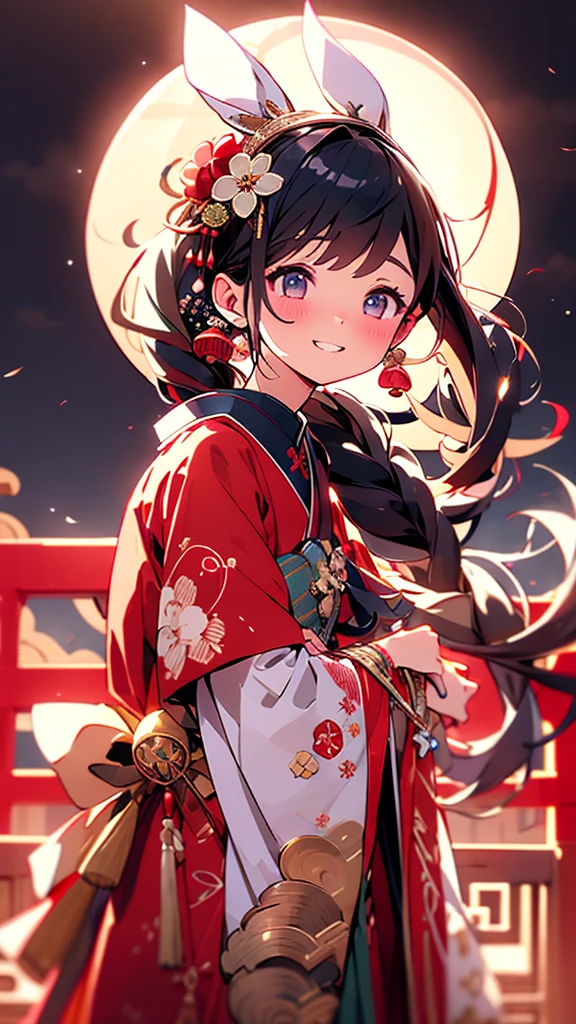 (masterpiece:1.2),The best,Pixiv,midjourney portrait,1 girl,umbrella,alone,flower,long hair,hair accessories,hair flower,hold umbrella,looking at the audience,rain,hold,outdoor,Bangs,Japanese clothes,[kimono,oil-paper umbrella,black hair,open lips,Long sleeve,Upper Body,shy,Look back,[tassel,Chinese clothes,Hanfu,Wide sleeves,Bow down,flower卉印flower,earrings,white [kimono,jewelry,ribbon, No background, White background