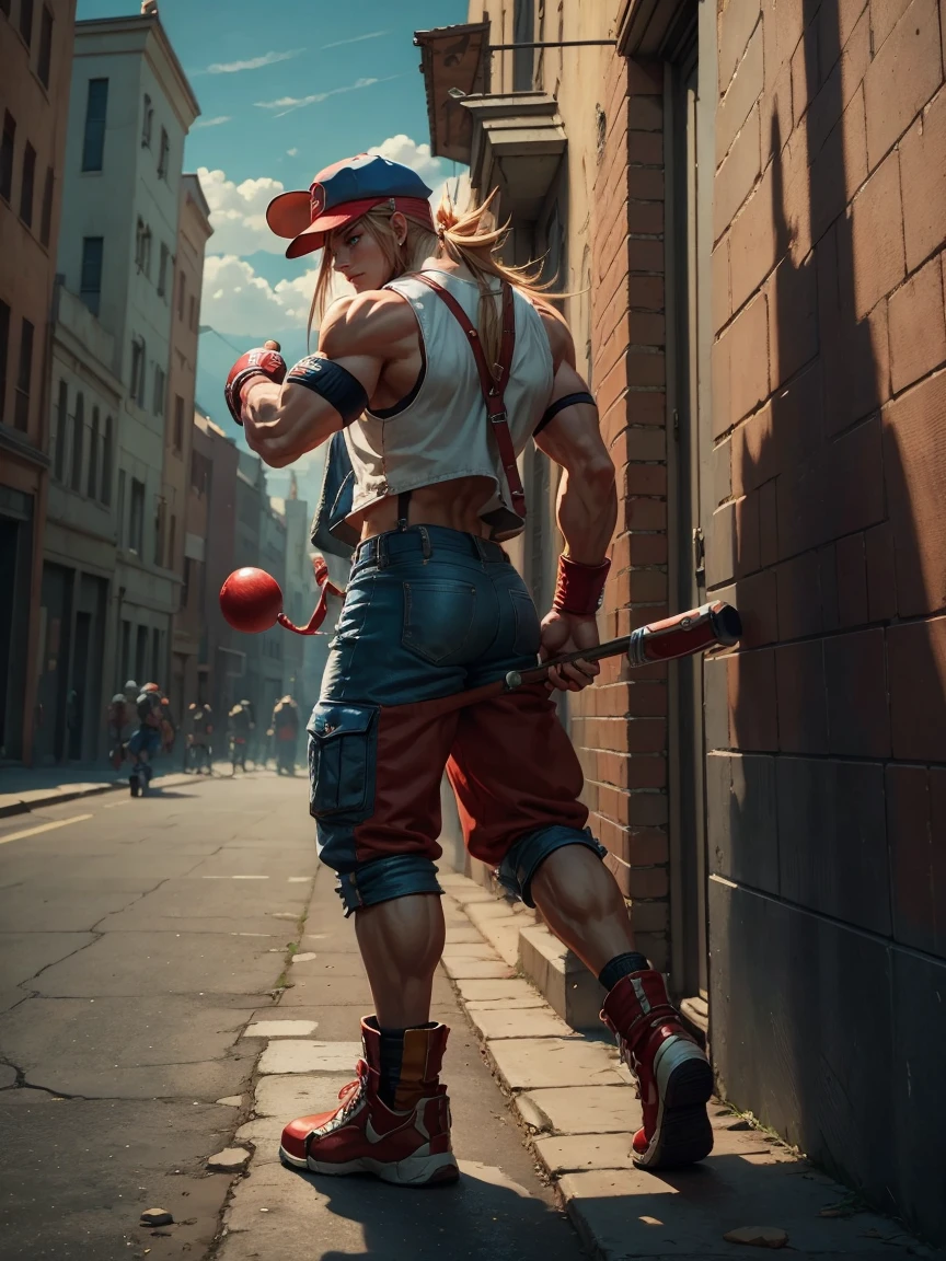 Terry Bogard, Fatal Fury character, high resolution, 4k