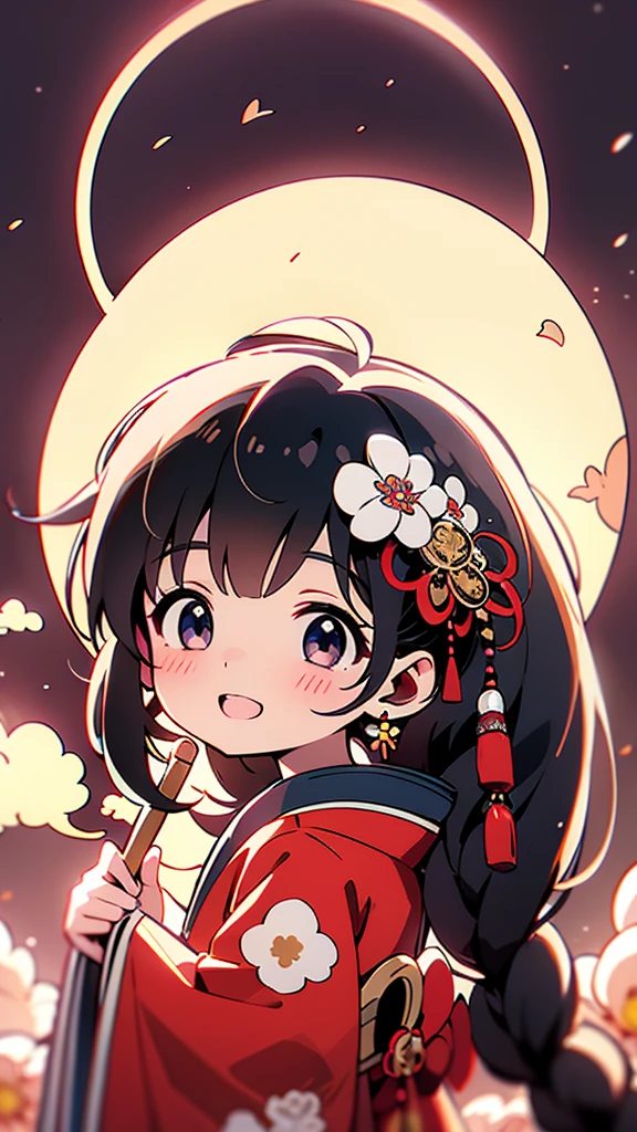 4k HD,((masterpiece:1.2)),The best,Pixiv,midjourney portrait,1 girl,,alone,flower,long hair,hair accessories,hair flower,hold ,looking at the audience,rain,hold,outdoor,Bangs,Japanese clothes,[kimono,oil-paper 傘,black hair,open lips,Long sleeve,Upper Body,shy,Look back,[tassel,Chinese clothes,Hanfu,Wide sleeves,Bow down,flower卉印flower,earrings,white [kimono,jewelry,ribbon, background full moon, White background