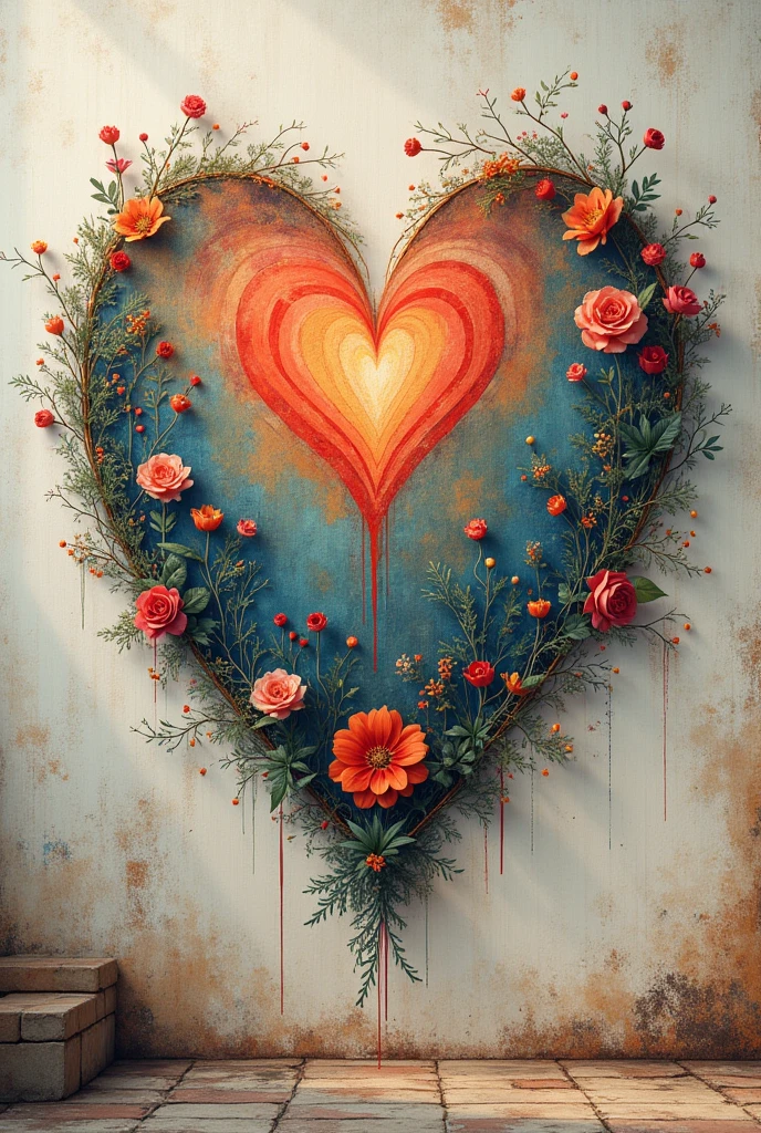 CRIE, a drawing of a heart with several details, expressing love and passion very strongly