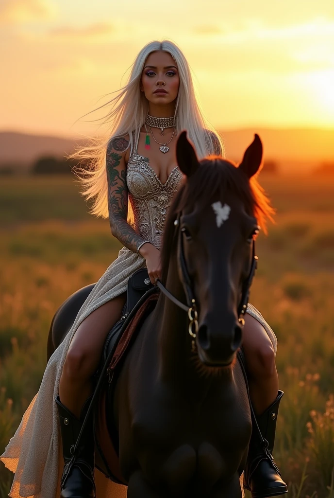 (((A beautiful 18-year-old teenager, muy pecoso, solitario))), ((((Topless)))), pechos grandes, (((NSFW))), sin sujetador, pechos grandes perfectos, bien formado y levantado, Manos perfectas y proporcionadas, impecable , ((((Medias de encaje negro con cinturones de liga)))), (((with tight red satin miniskirt))) , Usando su ropa interior negra (((Virgin teen riding a beautiful white horse, in metal chain mail and black stockings posing ))),(((NSFW))),(((topless))), voluptuous bare breasts, toned body and voluptuous, Medieval model looking up, frontal pose,((( Dressed as a crusader knight))),(((shot from a distance))) standing on a green plain with a radiant blue sky, blonde Goddess, illuminated in a spring day,((((aggressive warriors attitude)))), dressed in a templar armor and wearing sexy lingerie, Pink patent leather stiletto heel ankle boots, tonificada chica voluptuosa, ( ((Foto de cuerpo entero ))), Shadow-free lighting on a warm spring day, (((adolescente con cabello largo rizado de color rosa muy claro))), hyperrealism photography, pose sexy, Su mirada sensual desafiante y provocativa, ((((in a natural landscape of the flowery desert of the Atacama region, Chile))))