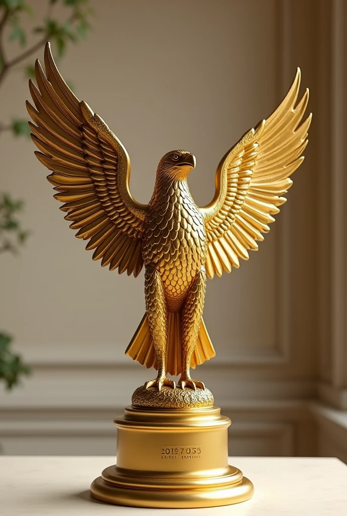 bird , big , Golden , glows , beautifully spread her wings , shiny feathers , A keen eye , Fabulous