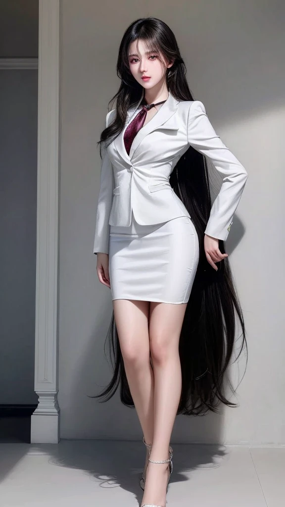 Woman with long hair and black shirt poses for a photo, beautiful south korean woman, Portraits of Korean female idols, beautiful young korean woman, gorgeous young korean woman, cute korean stars, korean woman, Korean girl, Cute young Korean face, Lalisa Manoban, She has black hair and bangs., Headshot profile picture, Inspired by Sim Sa Jung