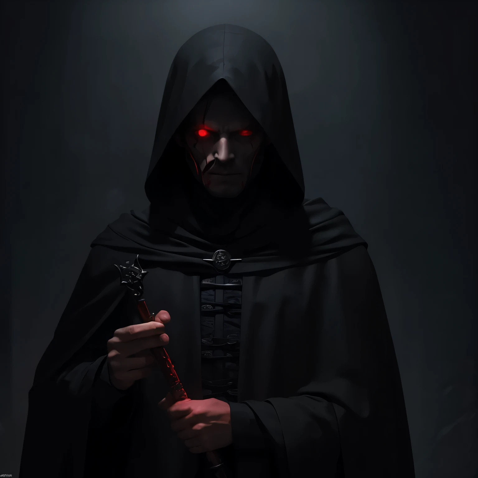 ((best quality)), ((masterpiece)), ((ultra realistic)), ((tim burton style)), beautiful intricately detailed soft oil painting of a looming dark lord, 1man, (portrait:1.2), evil mage with glowing eyes, frowning detailed face, intricately embroidered robes, terrifying, dark, evil castle on a stormy night, lightening, rain, casting a spell, (glowing blood colored magic, corrupted spiraling geometry, cool vibrant crystalline fractures:1.5), cinematic film still, majestically detailed monolithic horror