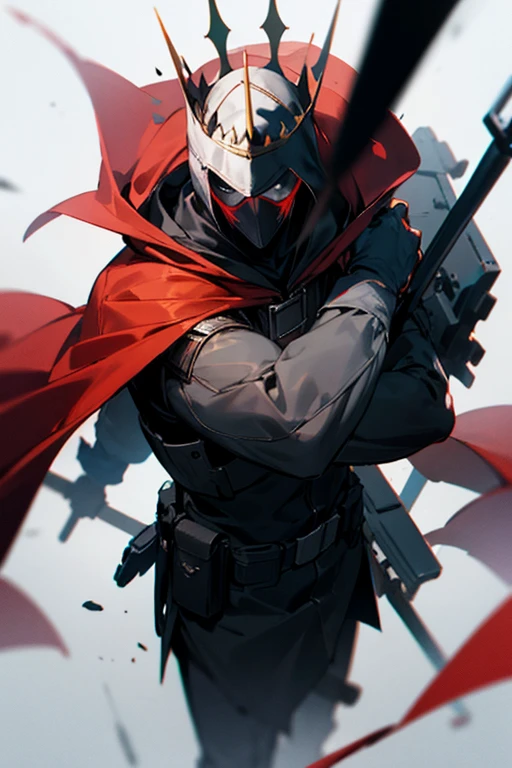 headless rider，Hand-held pistol，Stepping on the corpse mountain and the sea of blood，The red moon is empty