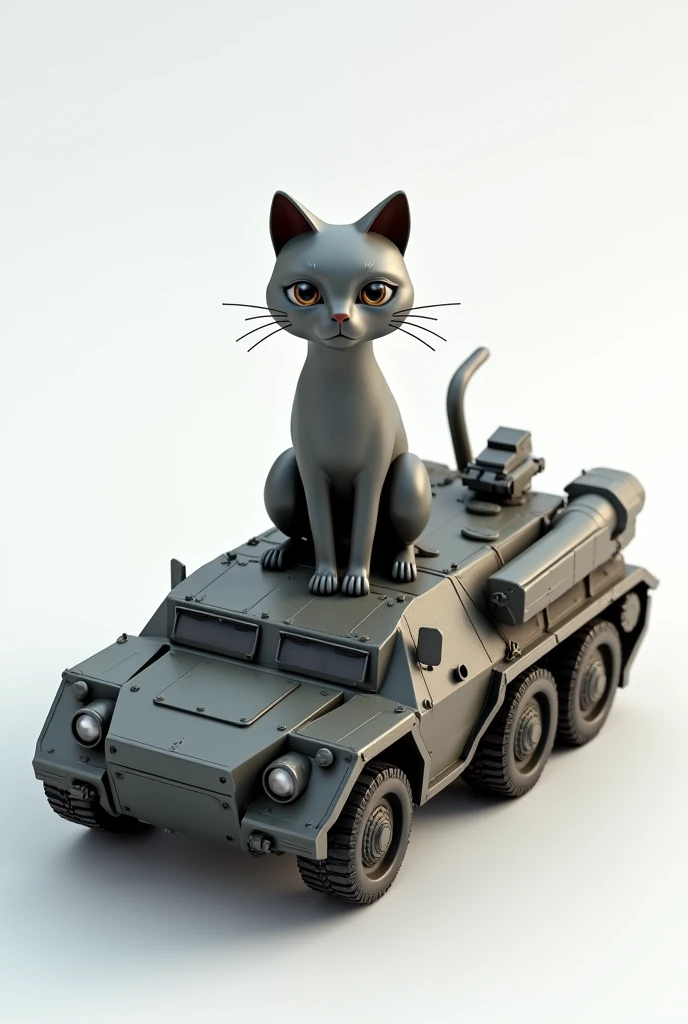 Cute kitten、One kitten、A kitten is on one tank、A kitten is piloting a tank、The type of cat is American Shorthair、((intricate-detail))、Parody images、nffsw、((intricate-detail、ultra-detailliert))、Cinematic shots、vignettes、beautidful eyes、coastline