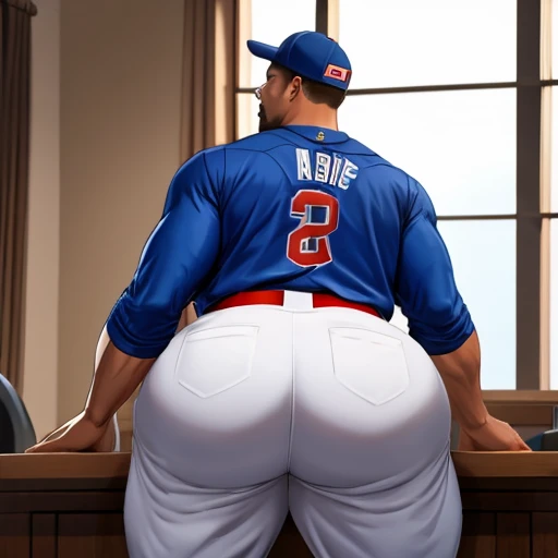 Anthony recker male butt huge butt massive ass comically large butt in baseball pants man