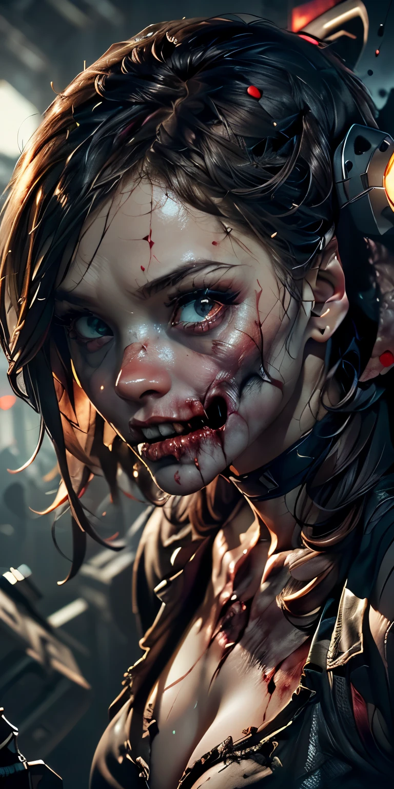 (((Ultra-HD-quality-details, ideal-cutesie))),40-zoey-olderv2-zombie,dynamic angles,masterpiece,(detailed),(detailed skin),1girl,wearing special forces gear,(bullet wounds),action poses,ray tracing,vivid colors,vibrant colors,4k,8k,