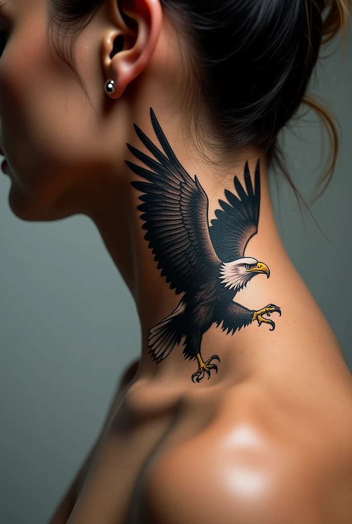 back tattoo, bird tattoo