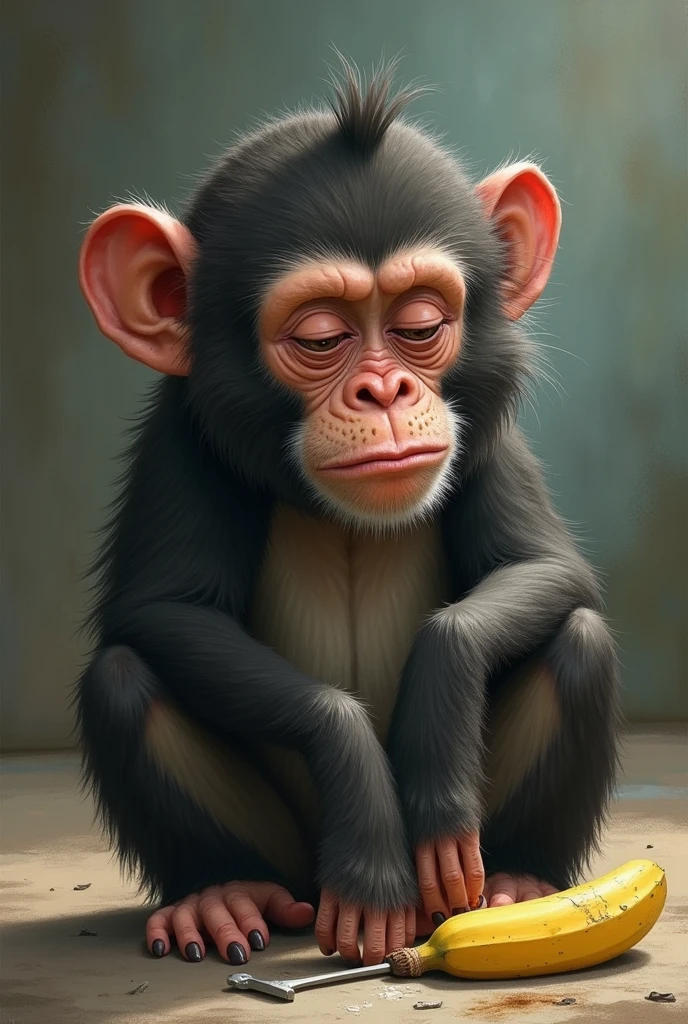 Weeping monkey