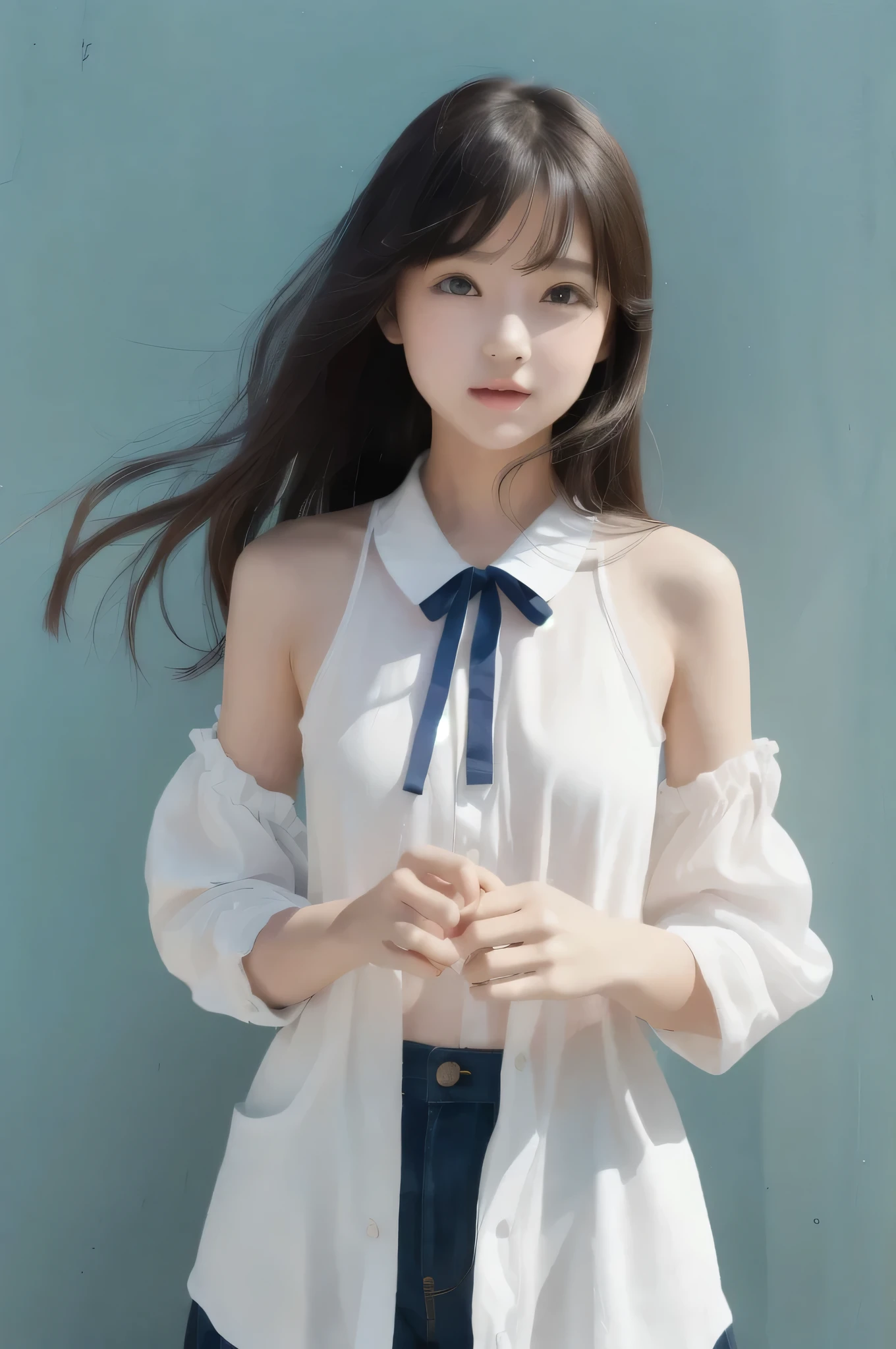 (( top quality)), ((傑 top quality、 Masterpiece、High sensitivity、 high resolution、 detailed depiction of up to the front door、 delicate face with a playful smile))Slender Woman、Glasses、Idol Cosplay、Pink Rouge、 Smile 、