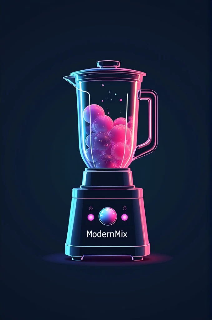 Create the logo for my company ModernMix something technological we make blenders