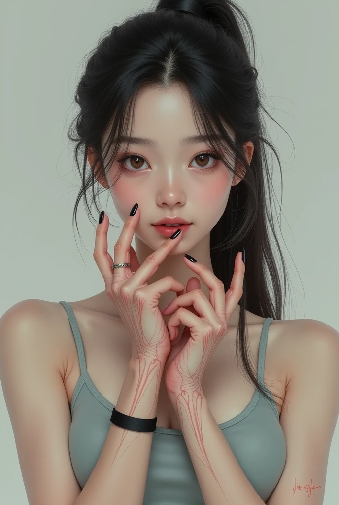 score_9,score_8_up,score_7_up,extremely quality photo, sharp focus, Epic realism,realisitic, source_photo, proper alignment, rating_explicit,32K,(photo realistic:1.3),(many hands:1.2),full body, looking at viewer, BREAK 1 female,many hands,many hands caress a woman's body,Woman being fondled by many hands,dark background, (((groped and grabbed by many disembodied hands))), embarrassed expression, full body,(((arm grab, caressing face, massaging, groping, grabbing, breast grab, touching))), (wet skin, oily skin),20 years old,cute Asian,cute Japanese,(black micro bikini:1.1),standing,(skinny body),black hair,beautiful white skin,small mouth,realistic skin texture,sexly, cute face, kawaii girl, bangs, brown hair, innocent expression,(small breast), Japanese young cute