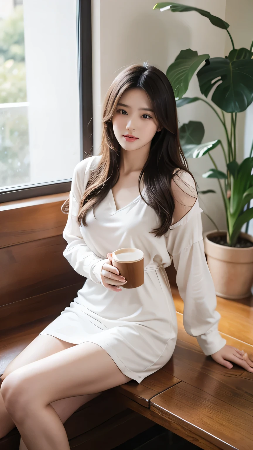 Office, Sitting at your desk, Sexy tong，Sexy lace tulle lingerie, Portrait, Beautiful Japanese model with legs spread, Underarms, full bodyesbian, Big, Saggy breasts, Blush, NSFW,((Best quality, 8K, Masterpiece: 1.3)), Sharp focus: 1.2, (layer cut, Big: 1.2),Beautiful woman with perfect figure: 1.4, Slender abs: 1.2, Abdominal muscle exposure, Highly detailed face and skin texture, Detailed eyes, Double eyelids, Dark brown hair, 20 years old, Long hair, ulzang-6500-v1.1, (RAW photo: 1.2), (Photorealistic: 1.4),