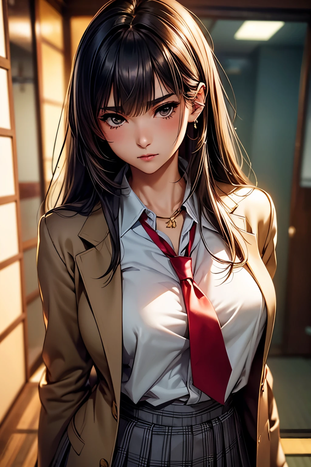 ((muste piece)), ((best quality)), (Super detailed), anime style etc.,peeing on the bed, pretty girl, 1 girl, solo, ((beautiful eyes)), shy smile,pajama00,
