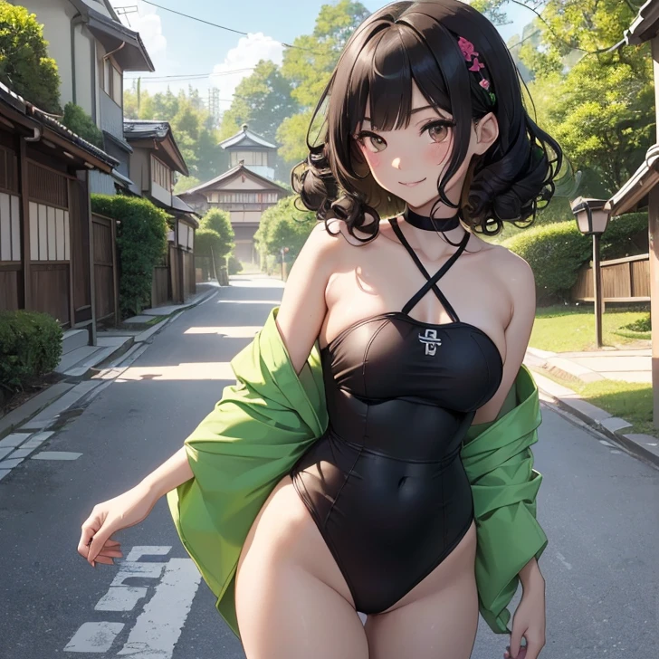 NSFW,Hololive,natsuiro matsuri,One Side Ponytail,Small breasts,Embarrassed,blush,shrine,torii,Gravel road,In the shade,(Perfect hands),(Perfect Anatomy),(masterpiece),(highest quality),One man,being molested by a man,A man is touching my buttocks,My breasts are being massaged,I feel pleasure,Trembling,Having sex,orgasm,Are standing