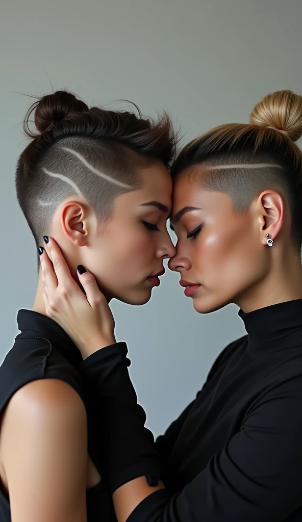 Virgin puchy sucking of wife's sister, both are bald head