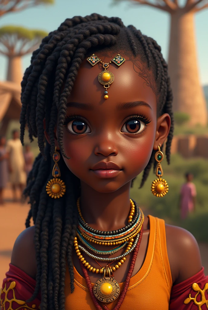 mulher africana. cabelo africano preto. Roupas de luta indianas. Cabelo Africano Longo. cabelo africano