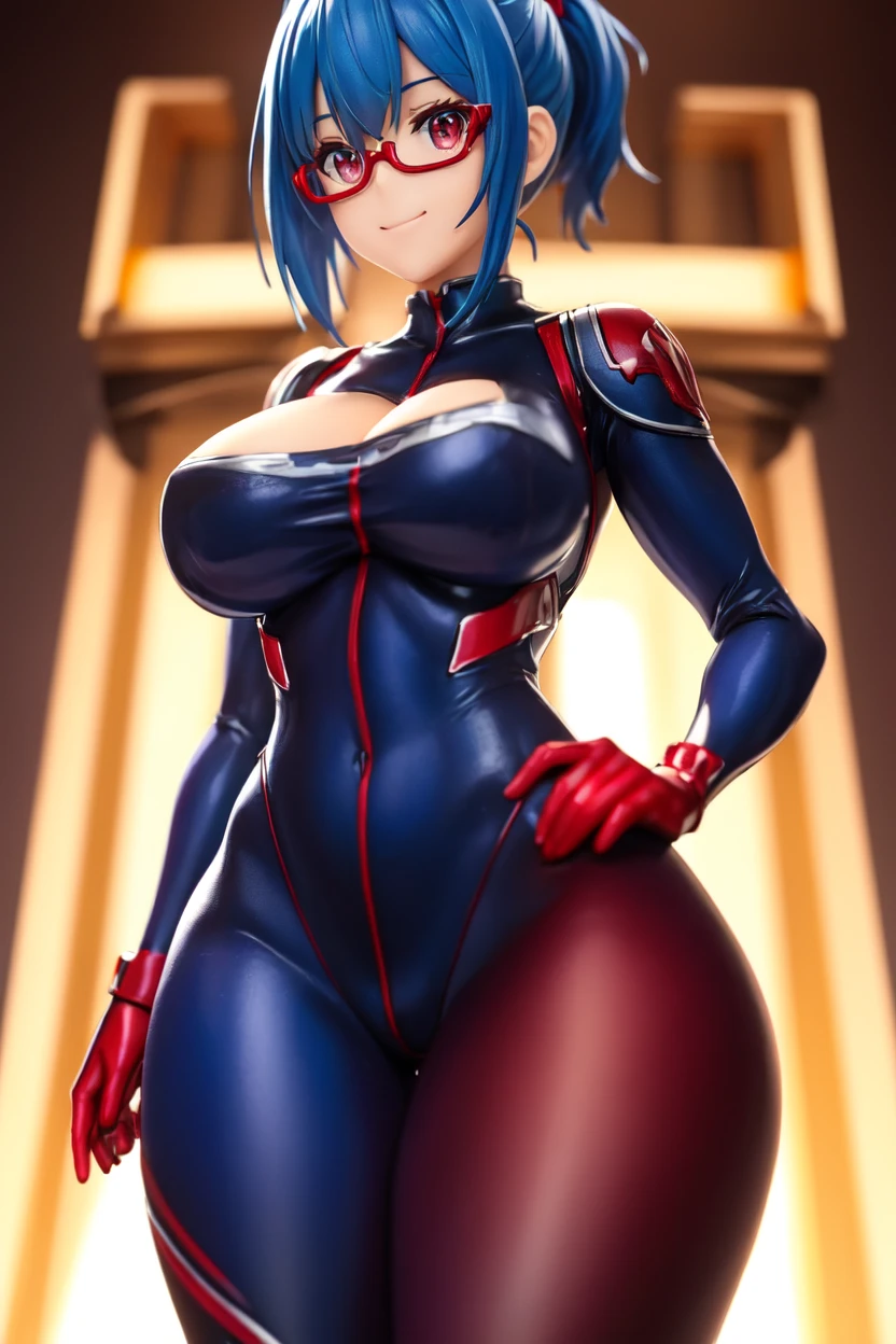 masterpiece, best quality, highres, dragon ball, blmshort, aqua hair, very short hair, earrings, jewelry, medium breasts, smile, cowboy shot, top-quality、​masterpiece、lighting like a movie、Beautie、beautidful eyes、Beautiful skins、(ultra small tits:1.3)、long legged、real looking skin、(Very luxurious bed、Detailed background), short hair, ((crouching)), skinny, ((((spreading legs)))),(((((thick thighs))))), ((bunny suit)), (((pussy)))