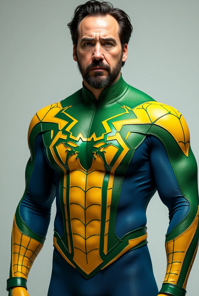 a rubber snake suit tightly envelops a guy, 8K, 3D, cinematic, high detail, photorealism, realistic