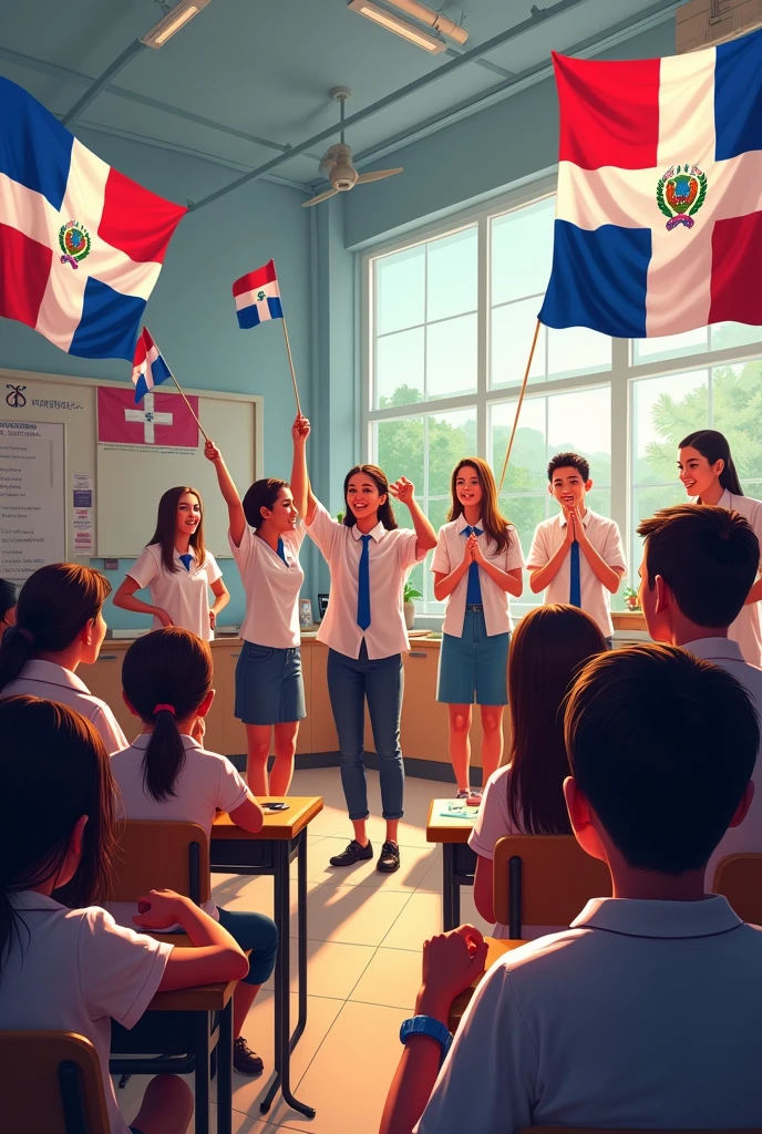 patriotic activities of the dominican republic of social sciences in school