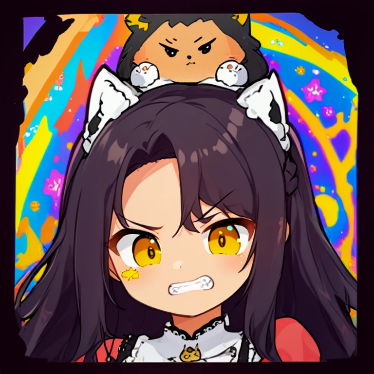 Marnie (Pokemon), pokemon, Monster girl quest, pink striped dress, black apron, black gloves, palentine marnie, seductive mature smile, smug, (half open eyes), blush, 1boy, 1girl, larger female, large female, front view, (pov), forest background, ((handjob)), rubbing penis, penis in hand, foreskin, retracted foreskin, cumming, looking at eachother, looking at boy, scared boy, fearful boy, (squeezing penis), penis between hands, squeezing penis, pulling down foreskin, (large breasts), (female on knees), boy being held up by larger female, pinning down boy, (low angle), (((health bar))), ((damage numbers)), ((damage indicators)), (inserting finger in penis), finger under foreskin, (phimosis), tight handjob, masterpiece, score_above:9