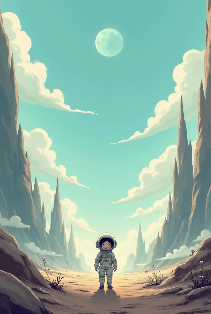 Spacesuit boy holding stick Bipple and Jeremiah Keltner, inspired by Aaron Jasinski and Japanese pop surrealism. The art style was required to be pop surrealist, with elements such as Ryan Yu, Amy Saul, Jason Teraoka, etc.