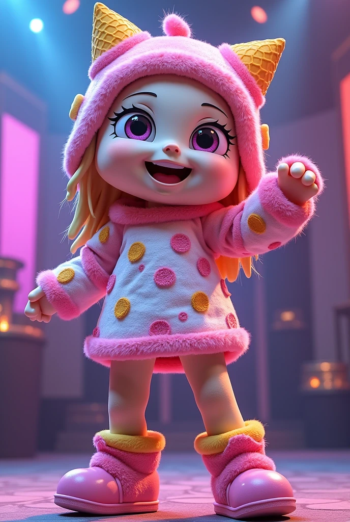 (masterpiece), (best quality), (ultra-detailed), (full body:1.2), A cartoon girl with blonde hair, blue eyes, and a red dress is lying on the ground. Super cute, Baby, Pixar, Baby in yellow blouse, turquoise top and a red skirt, sitting on the floor, Big bright eyes, Smile, Delicate and fine, Fairy tales, Incredibly high detailed, Pixar style, Bright color palette, Natural light, Simple background with pure color, Octane render, Trending on Artstation, Gorgeous, Ultra wide angle, 8k, HD, Realistic, cute baby chibi anime, , smooth 3d model, glossy plastic texture, multiple light sources, rim light, sharp post effects render, most beautiful vfx, , realistic, 4k, high resolution, rim light, smooth 3d model. , glossy texture, smooth 3d model, multiple light sources, rim light, sharp post effects render, (glossy plastic texture with multiple big light probe refractions), perfect cgi, reflective, best quality, 4k, masterpiece:1.2, ultra-detailed, realistic, vivid colors, The image of the highest quality, ensuring every detail showcased perfectly. It in 4k resolution, allowing viewers to immerse themselves in the richness of the colors and intricate details. The realistic rendering. under the spotlight, reflecting, high-resolution image, realistic rendering