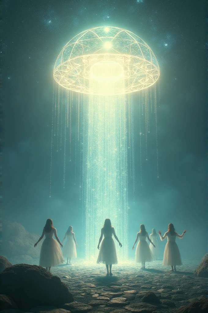 Woman in ethereal, dreamlike attire, embodying surrealism, standing in an austere, minimalistic space, showcasing the harmonious contrast between the fantastical and the simple. This setup emphasizes the dreamlike qualities of the woman, set against the cold, clean backdrop, creating a striking and otherworldly impression.
Stark, white, minimalistic surroundings, frame a figure clad in flowing, fantastical garments, epitomizing surrealism. The emptiness of the space serves to highlight the dreamlike elements of the woman, creating a dreamy, otherworldly atmosphere.
Suspended eerily in a vast, empty expanse,