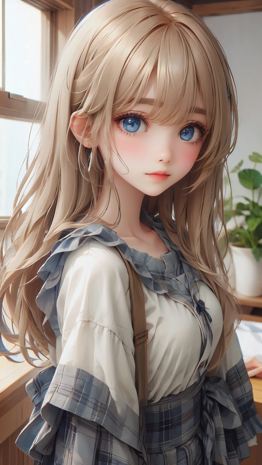 ((masterpiece, Highest quality, Super Definition, High definition)), alone, beautiful girl, Shining Eyes, Perfect Eyes, , Blue Theme, Yukata, firework