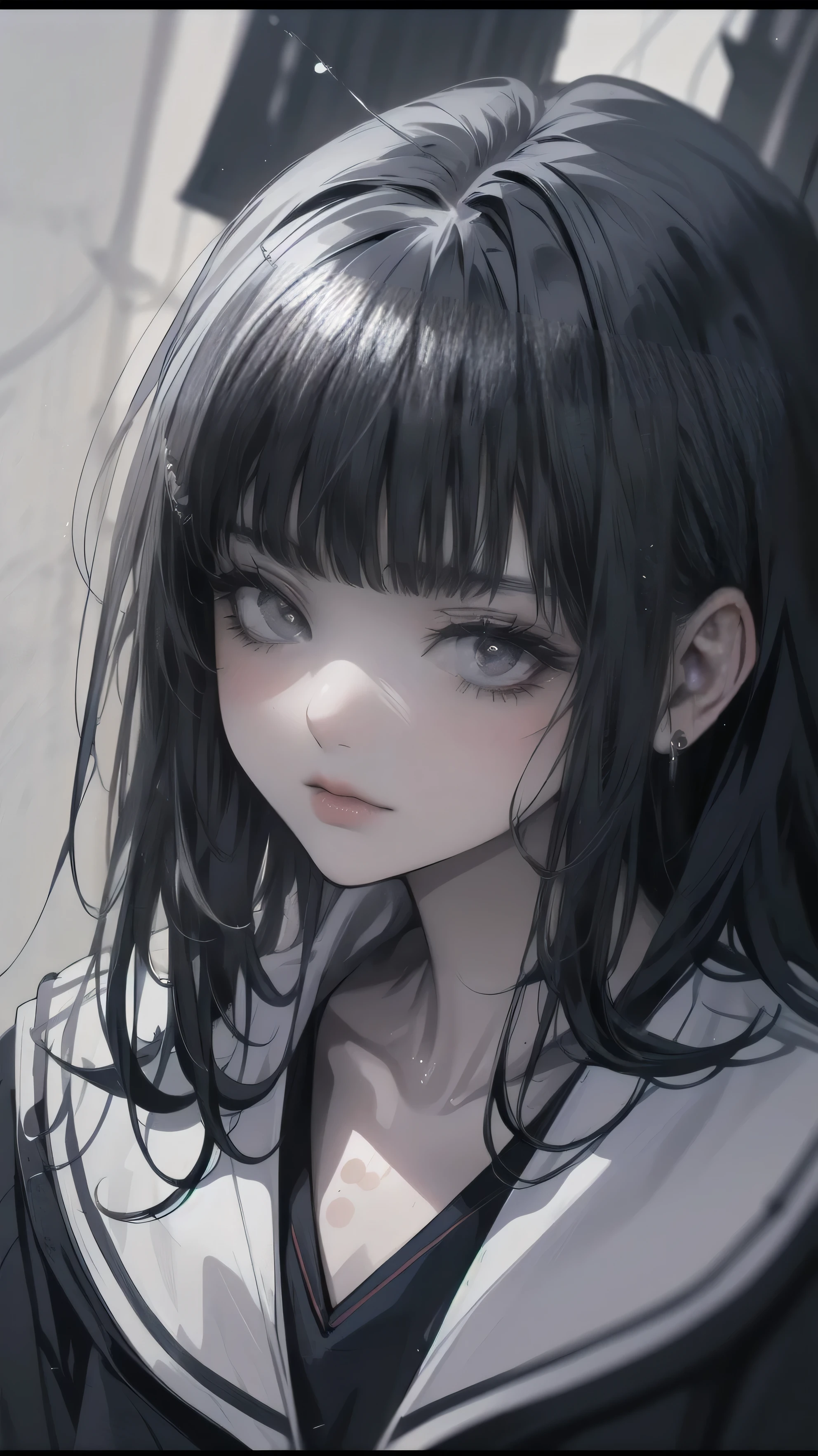 masterpiece, Best Quality, Ultra-high resolution,(throw:1.6), (From above:-0.0),(Looking at the camera:1.6),(Face Focus:1.6),(Ideal body type:1.5),(very beautifully detailed large eyes:1.5), (Embarrassing,Red cheeks:1.7),Beautiful detailed hair, Perfect feminine face, Silver Hair, (Dressed,Sailor suit:1.6), (Open your mouth:1.6),art：Yawning,(I want you,Tender Love:1.6),(Breathe,fog:1.7),(trembling:1.5), ,Sailor suit､The whole body is covered in oil and has a glossy look.,
