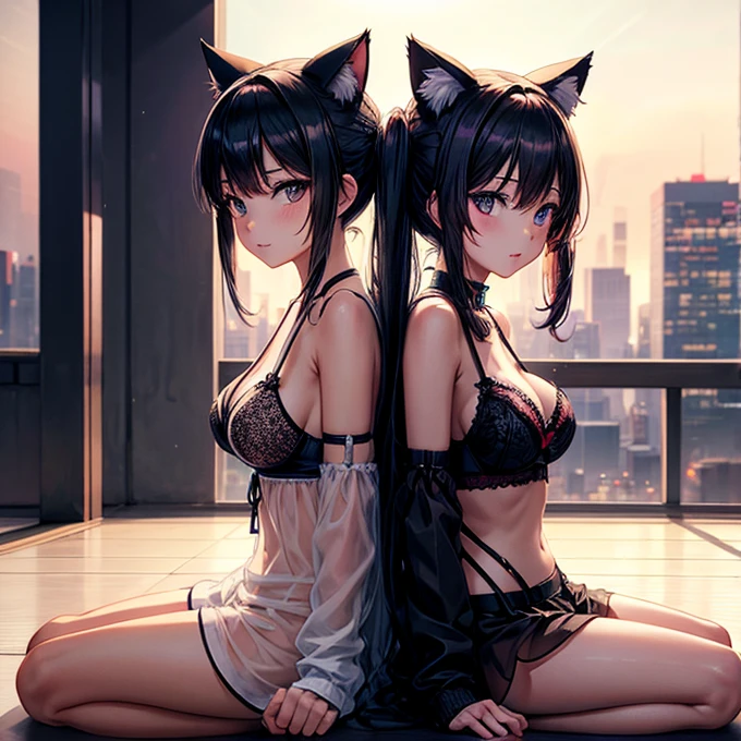 Anime art of two naked sexy girls on a bed, Sortiment Murata und Artgerm, two beautiful anime girls, anime girls, Kemono, Artgerm und Genzoman, Ecchi-Anime-Stil, Wlop und Sakimichan, jemand, Extrem detaillierter Artgerm, Charaktere aus Azur Lane, Azane-Stil, hentai