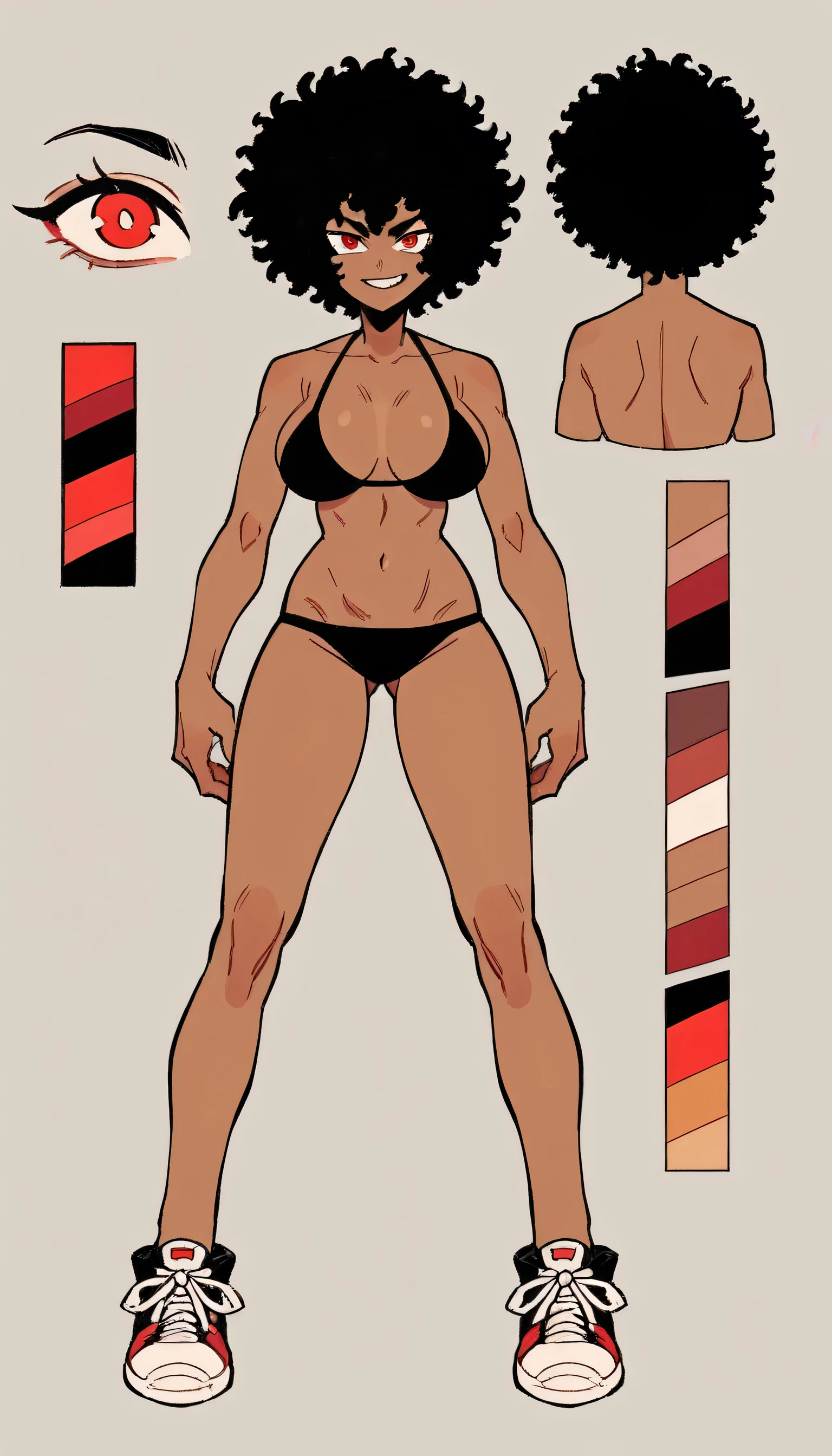 painted, flat style, masterpiece, best quality, 8k, sharp focus, blonde girl ((, 10 yey young, flat chest)), ninja clothes, running, high quality, big hair, new york street, perspective, (((masterpiece)), (((best quality))), (character design sheet, same character, front, side, back), 8k, sharp focus, 1girl, Beautiful 12 year old w, brave look ((young girl, very young, 12 years old)), blonde, ale skin, thin, collarbone, ((flat chest)), intricate details, detailed body, super hero, black bikini (((small bikini, revealing bikini)), bare feet, environment Scene change, pose too, (simple background, white background: 1.3),