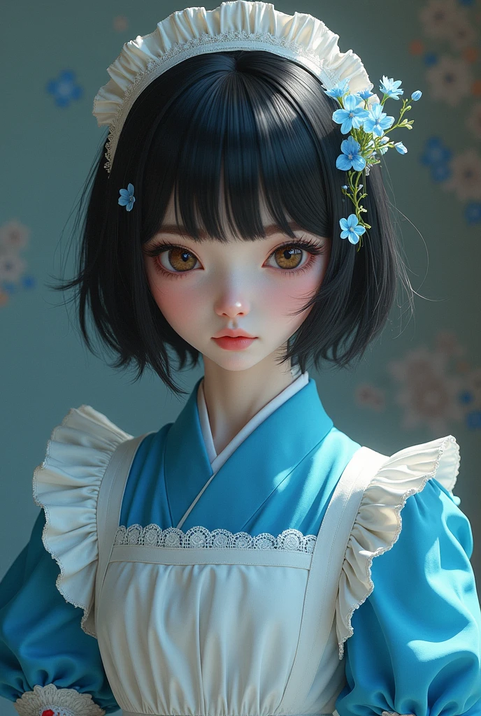 ((Highest quality, 8k, masterpiece:1.3)), (Focus Control:1.2), (Perfect Body Beauty:1.4), ((Delicate hair)), (Highly detailed face and skin texture), Beautiful Eyes, double eyelid, (Glowing Skin:1.5), 1 female, (Black Very Short Hair), (Beautiful Teeth), (stretch), Very small face, smile, concentrate: 1.2, tabi,Tatami room, tangled hair, Droopy eyes, (A kimono with white and blue vertical stripes:1.5), Open,Twisted Headband,