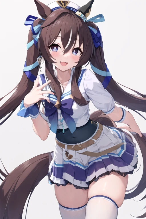 ヴィヴロス \(Uma Musume\),High resolution, masterpiece, Anatomically correct, Best Quality, Textured skin, Ultra high definition, Smile, 美しい瞳,