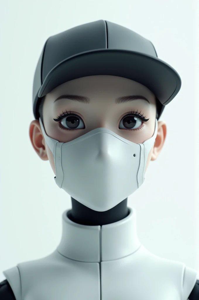 arafed woman wearing a mask and a futuristic suit, the robot in her mechanical mask, portrait futuristic solider girl, an image of a beautiful cyborg, cute cyborg girl, portrait beautiful sci - fi girl, 8k portrait render, portrait of a sci - fi woman, the robot wearing her human mask, beautiful girl cyborg, the cyberpunk girl portrait