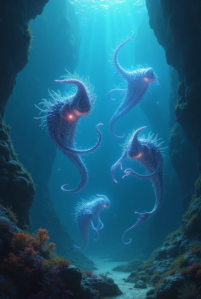 What is hidden in the depths of the ocean? 