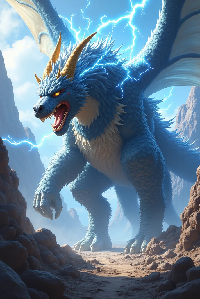 Realistic photos, RAW Photos, (The strongest one-eyed giant), (blue-white shining rays), attacks viewer, Powerful movements, jump on prey, ((Dynamic jump)), 
The strongest one-eyed giant approaching from above, sudden approach, Bad-tempered, dynamic Shot from grand, lightning magic,High resolution, masterpiece, Highest quality, Intricate details, Very detailed, Clear focus,texture, Delicate eyes, Professional, 4K,Shallow and deep, Kodak Vision Color, Exactly, Very detailed, photograph_\(Extremist\), photographpractical, practical, Post-processing, Maximum details, Roughness, Real Life, Extremist practical, Photorealism, photographgraphy, 8K Ultra HD, photographgraphy