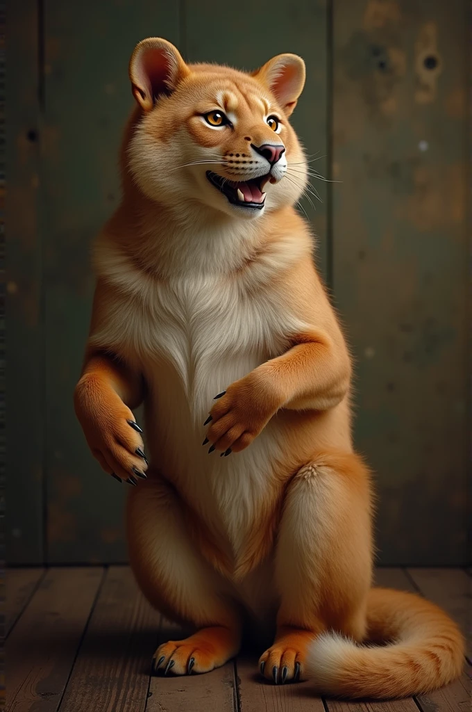 by sligarthetiger, sligarthetiger (large breasts) (wide hips) furry, anthro, cougar, mexican, salma hayek, brown areolas, cougar fur, (thick thighs), tall, anthropomorphic furry,