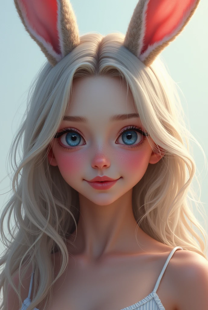 realistic photo of <lora:sd15_locon_MadiTeeuws_32_v1:.9> MadiTeeuws, close up on face, focus on eyes, (bunny face paint:1.0)