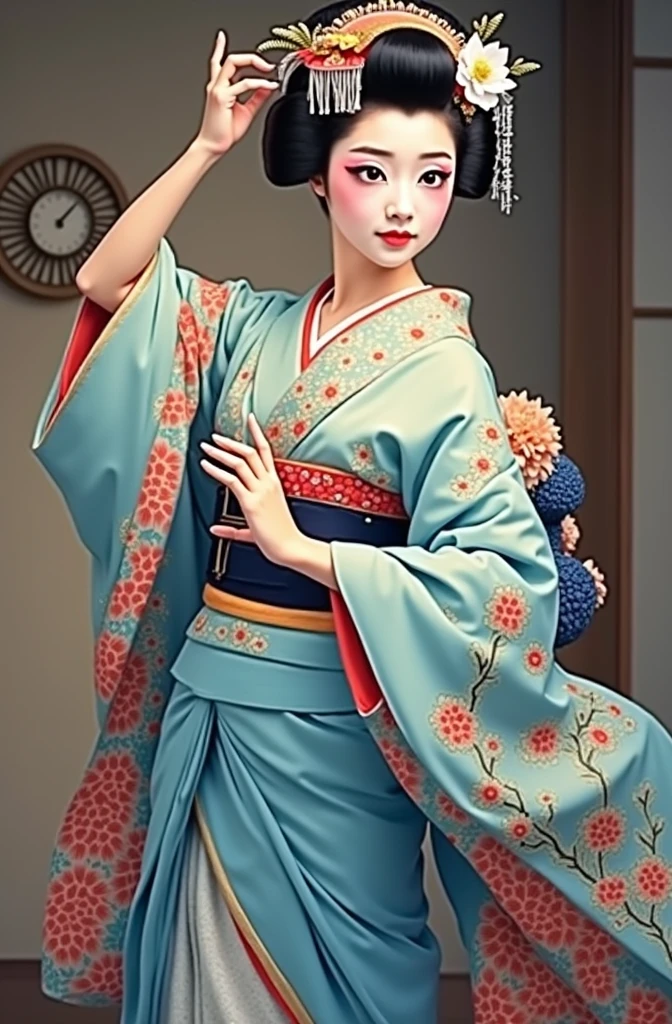 Maiko、Cute expression、Dancing